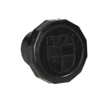 Tankdeckel 30mm schwarz mit "PUCH" Logo